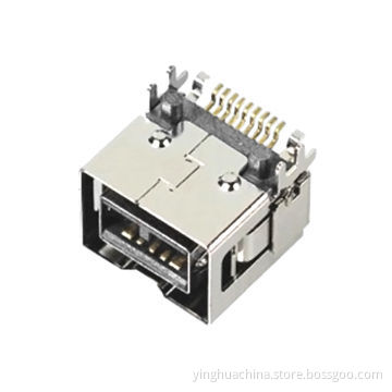 IEEE 1394 Connector, 9 Pins Female SMT Type 1394-9F-01New